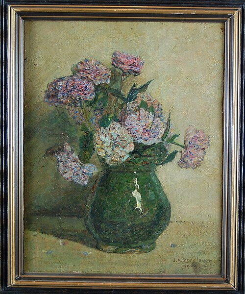 Bloemstilleven, 1906, Jan Adam Zandleven