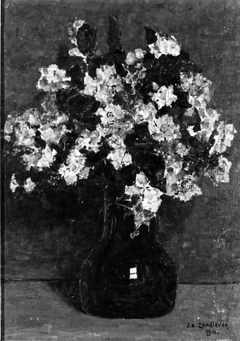 Bloemen in fles, 1910, Jan Adam Zandleven