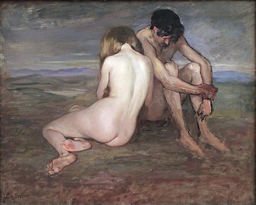 Adam et Ève, 1910, Lothar von Seebach