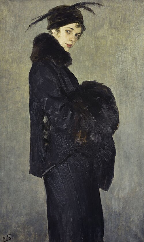 Portrait de jeune femme, 1915, Lothar von Seebach