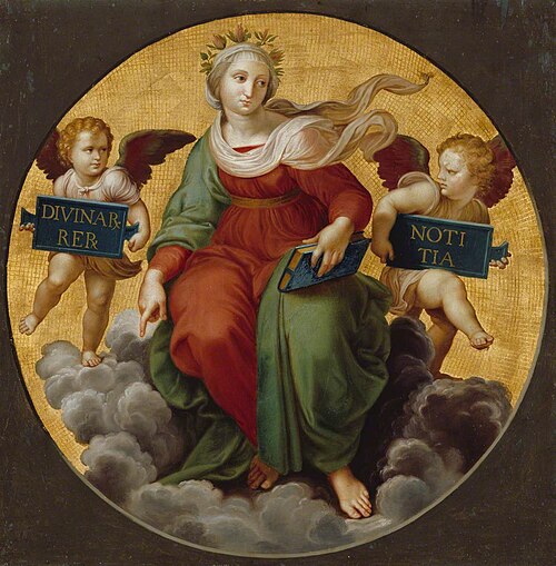 Theology (copy after Raphael), , Giuseppe Cades