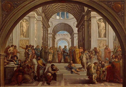School of Athens (copy after Raphael), , Giuseppe Cades