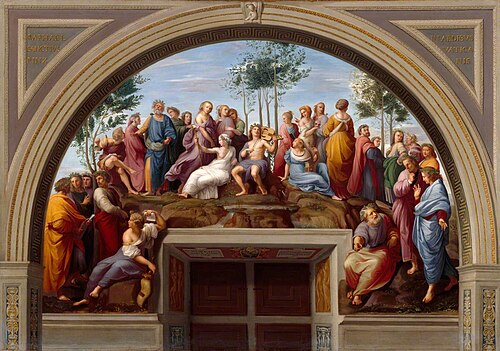 Parnassus (copy after Raphael), , Giuseppe Cades