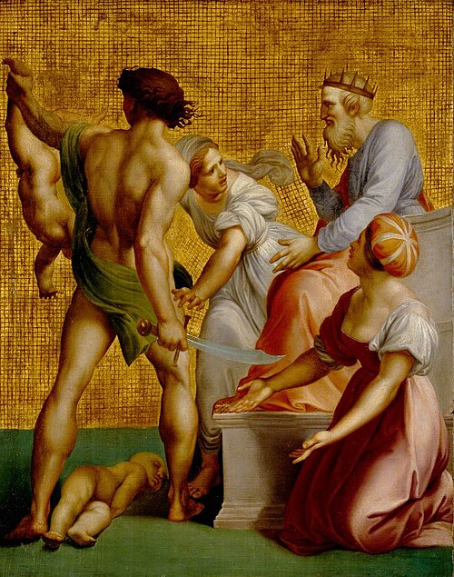 Judgement of Solomon (copy after Raphel), , Giuseppe Cades