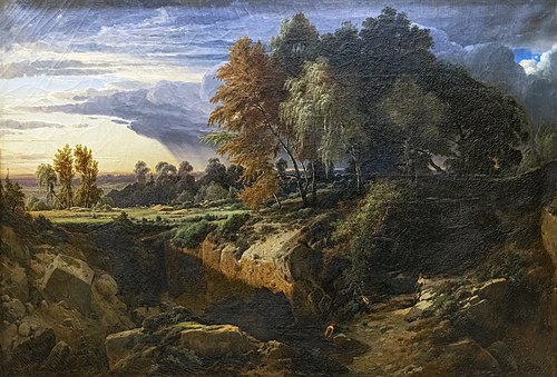 Paysage, 1855, Louis-Auguste Lapito