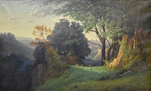 Paysage du Dauphiné, 1864, Louis-Auguste Lapito