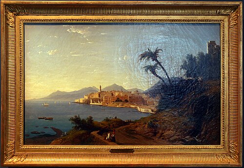 Vue de Bastia depuis Toga, 1844, Louis-Auguste Lapito