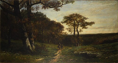 Les grands bois de Fenioux (Saintonge), 1873, Louis-Augustin Auguin