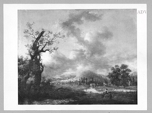 Landscape, 1765, Louis-Gabriel Moreau