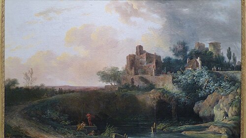 Paysage, 1785, Louis-Gabriel Moreau