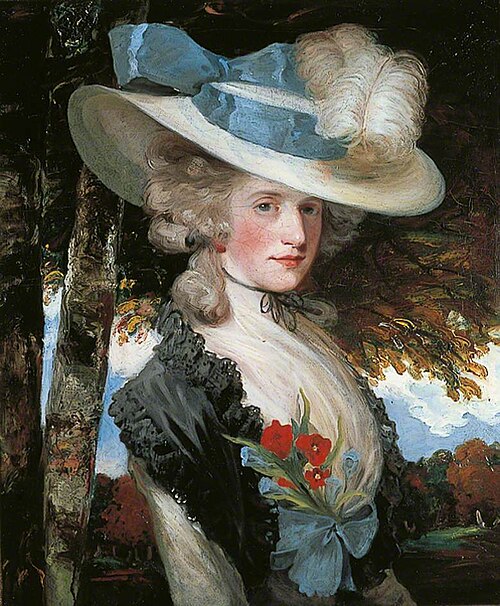 The Honourable Elizabeth Ingram (1762–1817) (later Mrs Hugo Meynell), 1789, John Hoppner