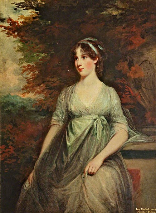 Lady Elizabeth Howard (1780–1825), 1798, John Hoppner