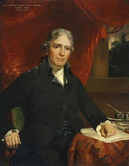 Sir Arthur Davies Owen (1752–1837), 1800, John Hoppner