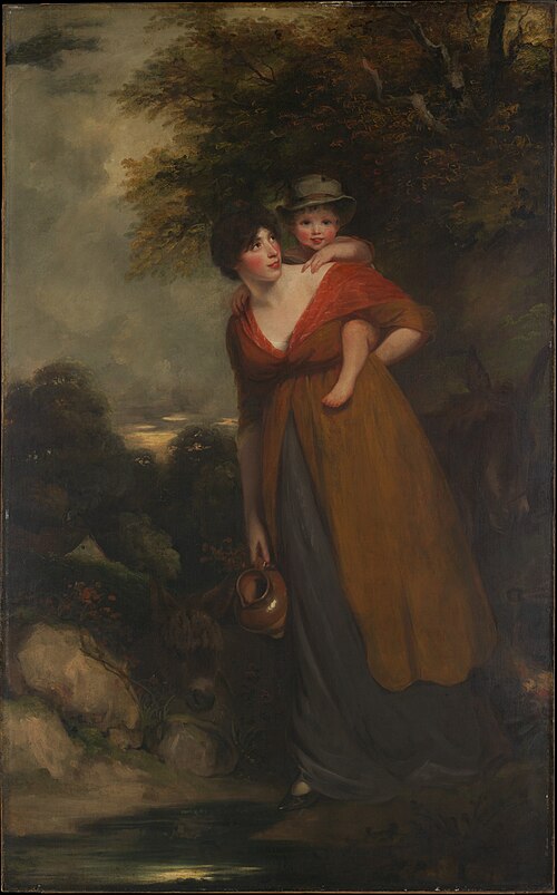 Mrs. Richard Brinsley Sheridan (Hester Jane Ogle, 1775/76–1817) and Her Son (Charles Brinsley Sherid, 1794, John Hoppner