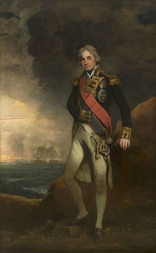Horatio, First Viscount Nelson (1758-1805), 1801, John Hoppner