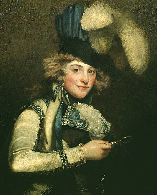 Mrs Jordan as Hypolita in ‘She Would and She Would Not’, 1791, John Hoppner
