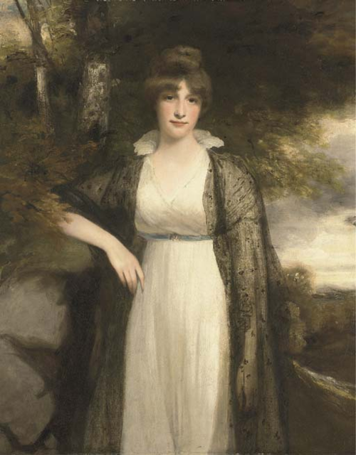 Portrait of Eleanor Agnes, wife of Robert, 4th Earl of Buckinghamshire,, 1800, John Hoppner
