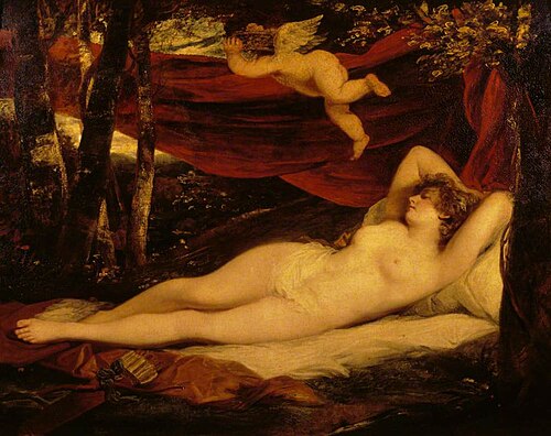 Sleeping Nymph and Cupid, 1806, John Hoppner