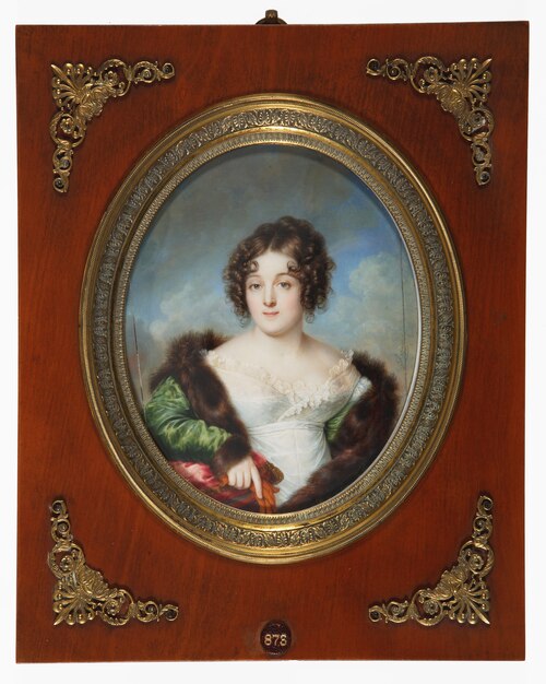 Portret van een jonge dame, 1819, Louis-Marie Autissier