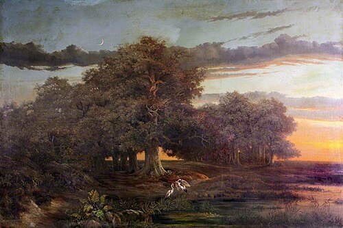 Sunset, 1849, Jean Pierre François Lamorinière