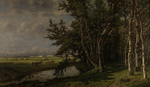 Prinsenvijver on the Isle of Walcheren, 1876, Jean Pierre François Lamorinière