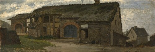 Farm in Rahier, 1864, Jean Pierre François Lamorinière