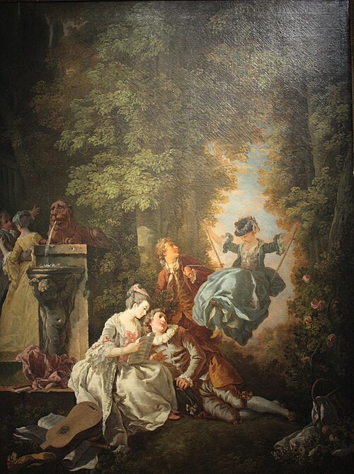 L'Escarpolette, 1800, Louis-Roland Trinquesse