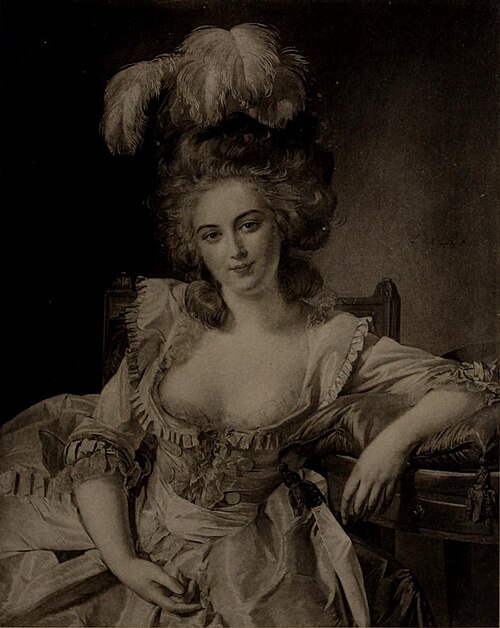 Portrait d'une dame, 1780, Louis-Roland Trinquesse