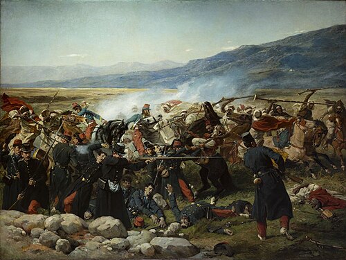 La Mort du Sergent Blandan, 1882, Louis-Théodore Devilly