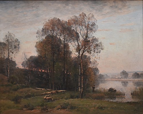 Crépuscule au Gourtarou, 1899, Louis Aimé Japy