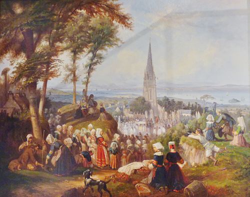 Pardon à Ploaré, 1850, Louis Caradec