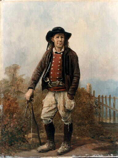 Homme de Châteauneuf-du-Faou, 1850, Louis Caradec
