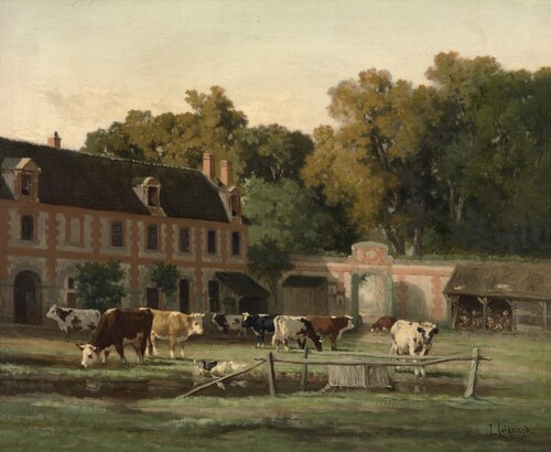 Farm in the Valley of the Auge, , Louis Coignard