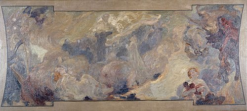 Esquisse pour le Petit Palais, galerie sud : La musique fantastique, 1911, Alfred Philippe Roll
