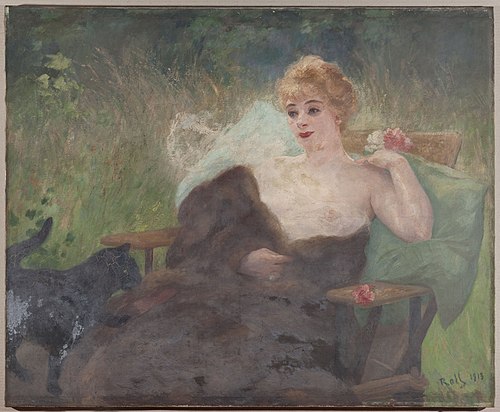En juin, Amélie Diéterle, 1913, Alfred Philippe Roll