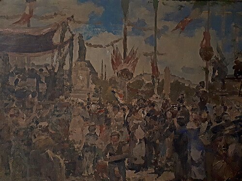 Esquisse pour la fête nationale du 14 juillet 1880, 1881, Alfred Philippe Roll