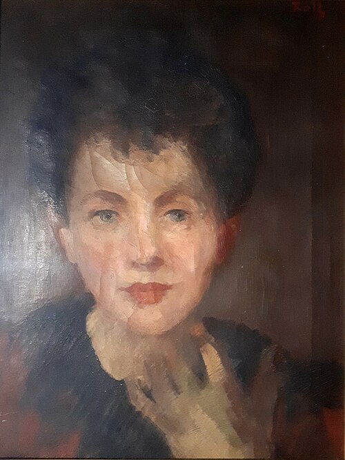 Portrait de Mme Henriette Roll, 1900, Alfred Philippe Roll