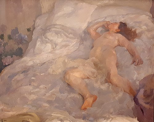 Le grand lit, 1912, Alfred Philippe Roll