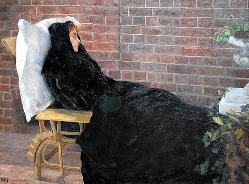 La malade, 1897, Alfred Philippe Roll