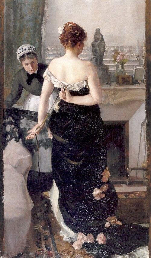 Retour du bal, 1886, Alfred Philippe Roll