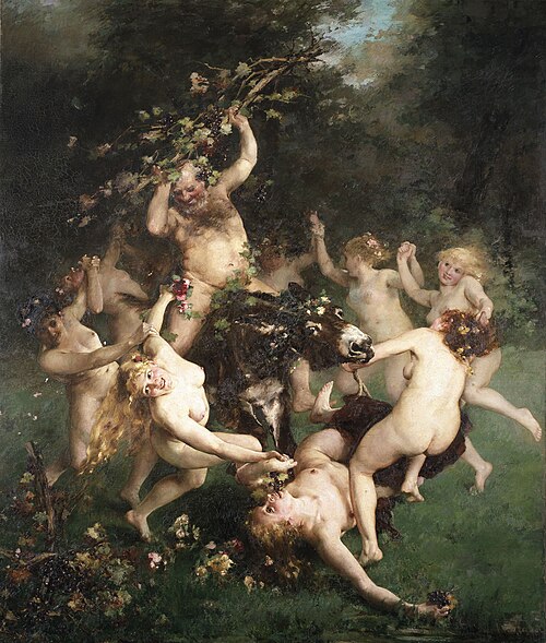 La Fête de Silène, 1871, Alfred Philippe Roll