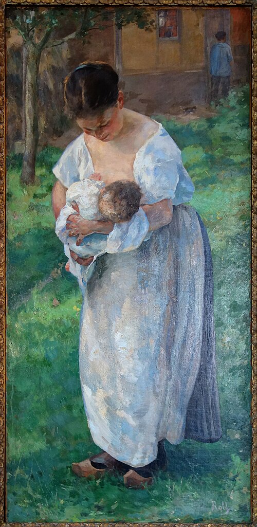 Louise Cattel, nourrice, 1894, Alfred Philippe Roll