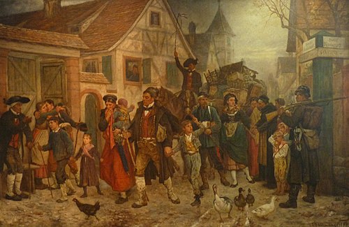 L'Exode, 1872, Louis Frédéric Schützenberger