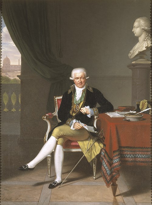 Johan Claes Lagersvärd (1756-1836) à Florence, 1799, Louis Gauffier