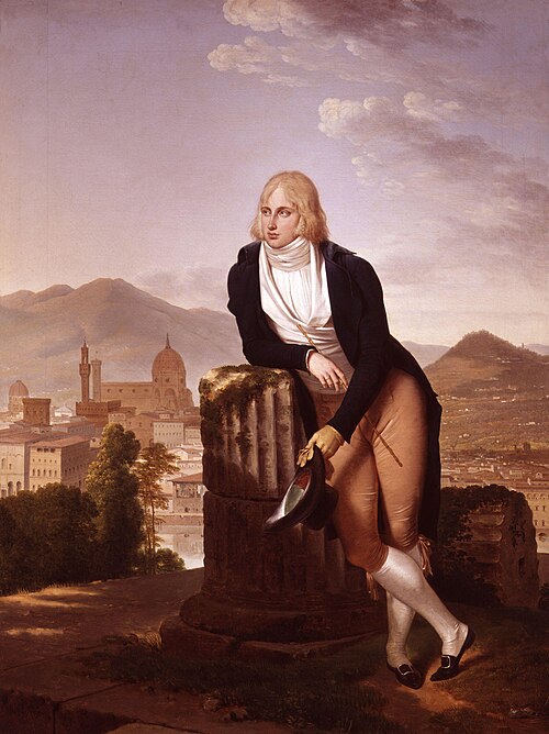 Unknown man, formerly known as Henry Richard Fox (later Vassall), 3rd Baron Holland, 1796, Louis Gauffier