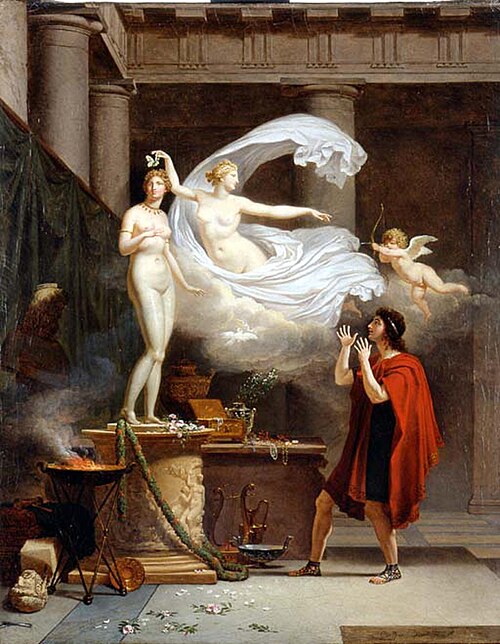 Pygmalion and Galatea, 1797, Louis Gauffier