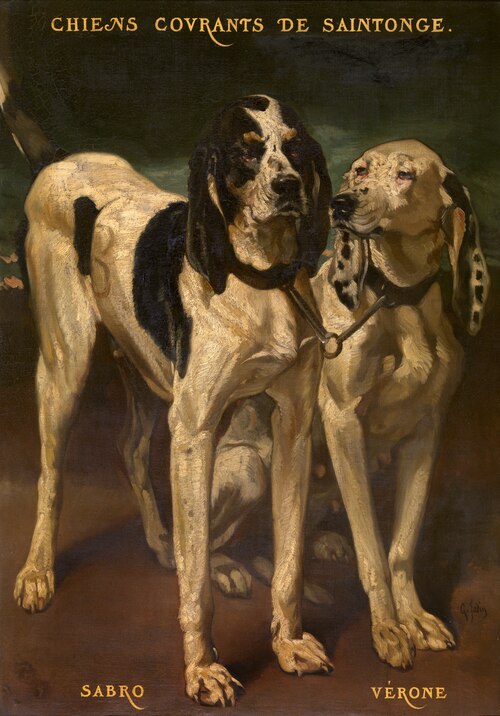 Two Dogs, , Louis Godefroy Jadin