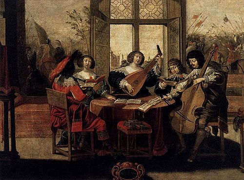 Les Cinq Sens. L'Ouïe, 1635, Abraham Bosse