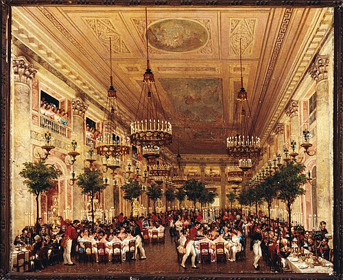Banquet à l'occasion du mariage de Léopold 1er de Belgique et de la princesse Louise d'Orléans, 1832, Louis Marie Baptiste Atthalin