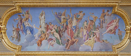 L'Assemblée des dieux, 1868, Louis Matout